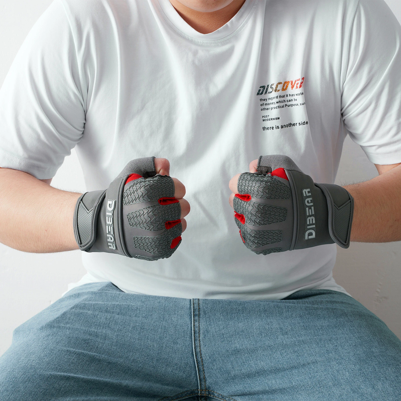 Half Finger Fitness Gloves Bodybuilding Weightlifting Anti-Slip Crossfit Dumbbell Workout Training Gym Gloves For Man Women 6