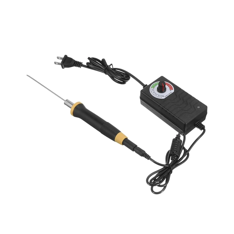 A7QHO-6Pc Foam Cutter Electric Hot Wire Cutter Pen Tools Kit,4In,6In,8In Foam Board With Stand,For Cutting US Plug