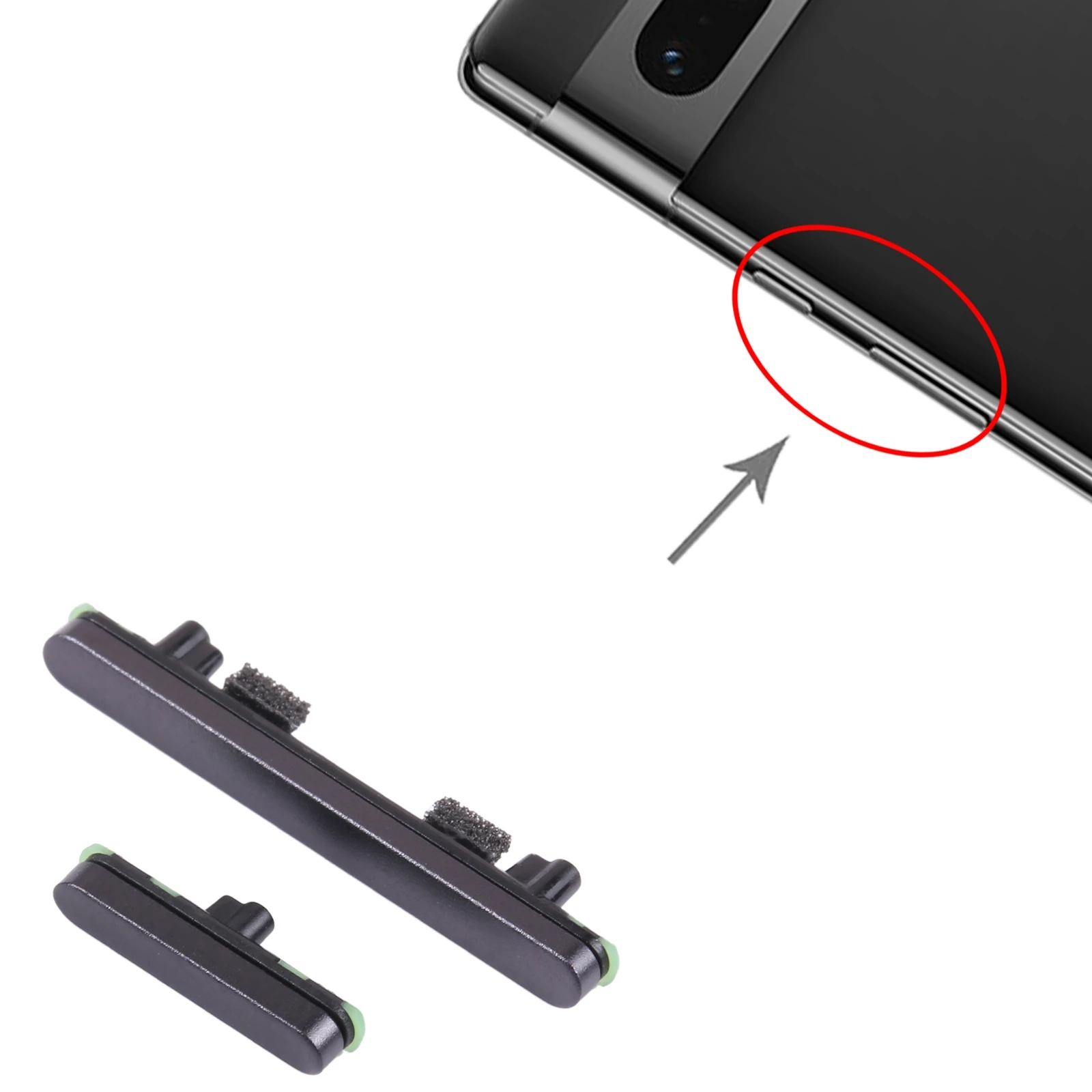 Google Pixel 7 Pro Replacement Power and Volume Button Component