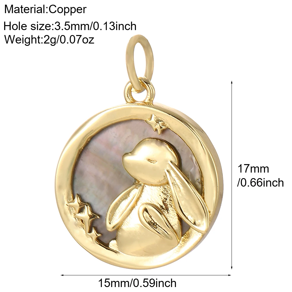 3 Stück neue modische romantische Charm-Anhänger goldener Schmuck DIY Schlüsselanhänger Tasche Kette Armband Halskette Armband Zubehör – Detail 17