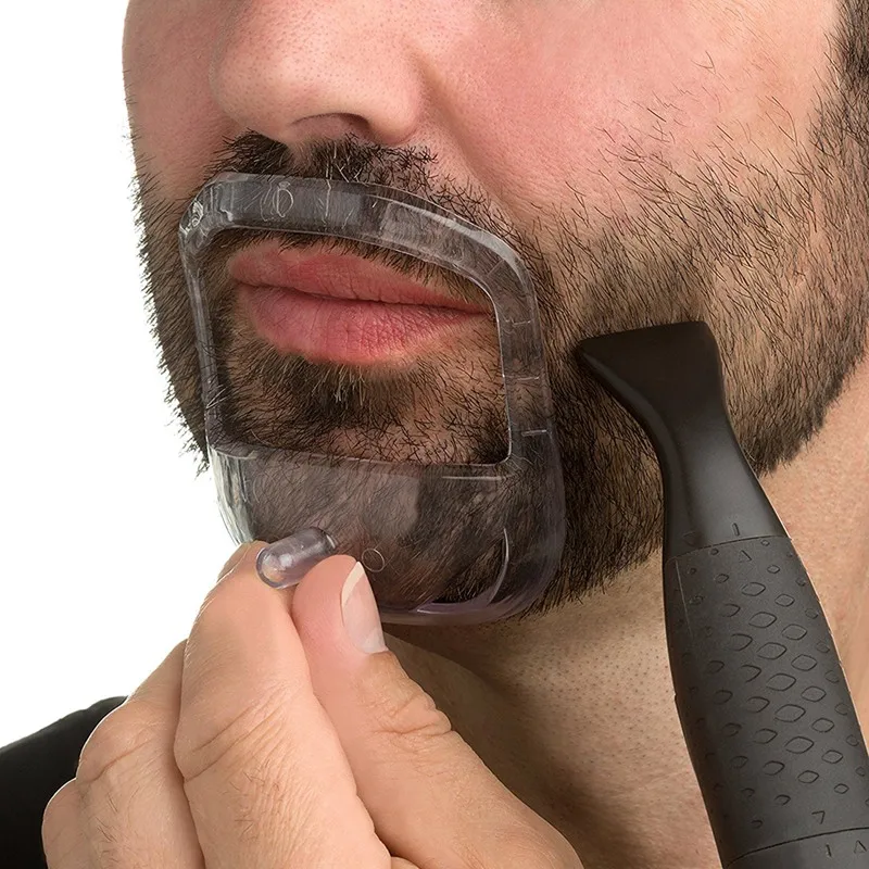 Beard Shaping Styling Tool Beard Moustache Mustache Baard Template Comb for Men Style Hair Edging Tool