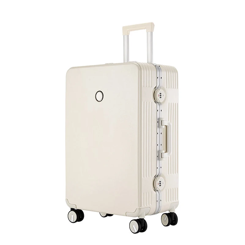 

Aluminum Frame Thickened Luggage 20 inch Boarding Suitcase Silent Spinner Wheel Student 26 inch Trolley Trunk Lockbox 29 inch