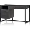 DeJori 51"W Writing Desk, Charcoal 6
