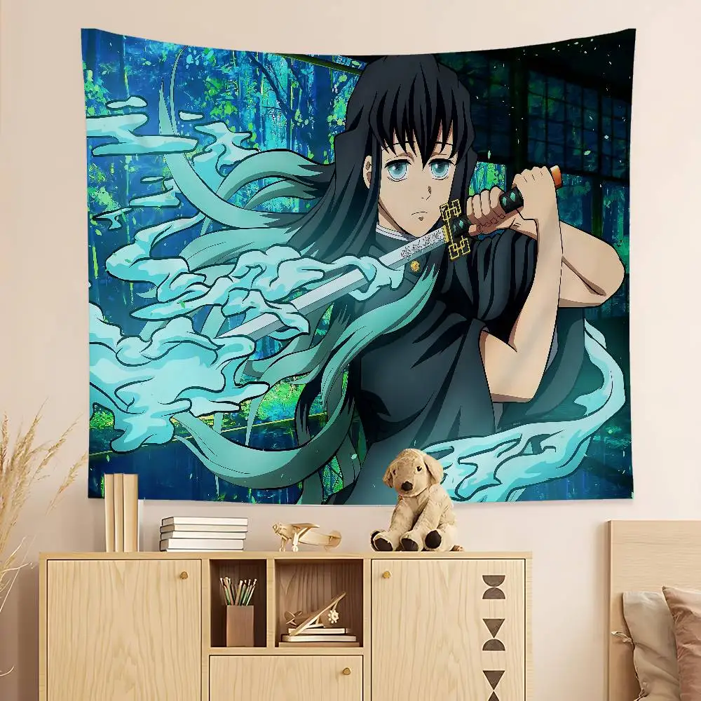 Muichiro Tokito Anime Tapestry - Sci-Fi Art