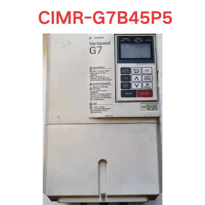 

Used CIMR-G7B45P5 inverter Functional test OK Good quality new