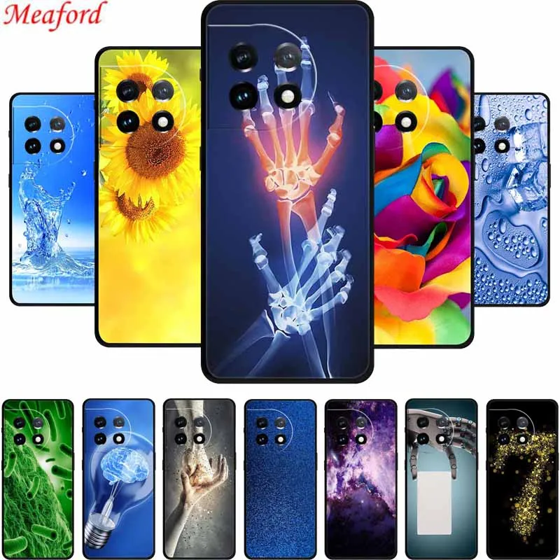 Per Oneplus 12R Cover Posteriore 6.78 "Nuove Foto Custodia Morbida In Silicone Nero Per Oneplus 12R Custodia Oneplus12R 12 R Funda Capas