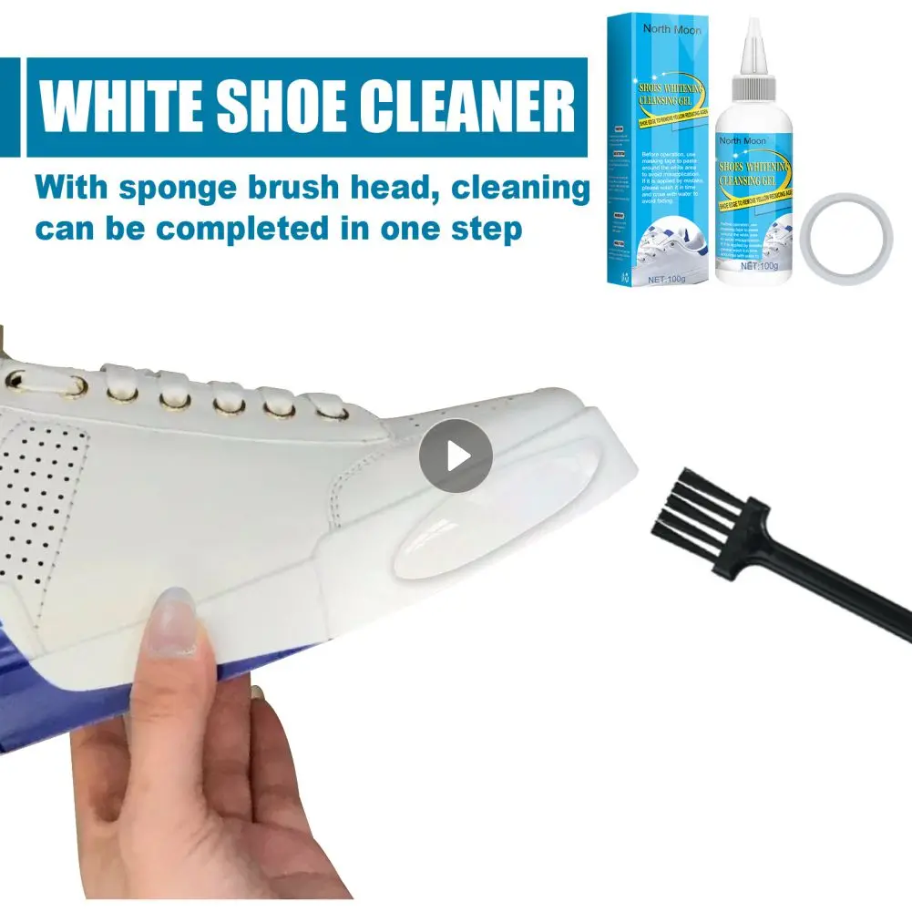 Kit limpiador de zapatos que elimina la suciedad y el amarillo de los