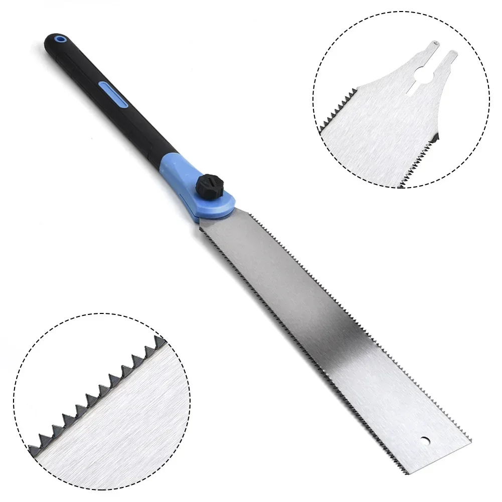 32cm Double Edge Hand Saw Japanese Ryoba Saw Double Edge Pull Interchangeable Flush Cut Flexible Blade Hand