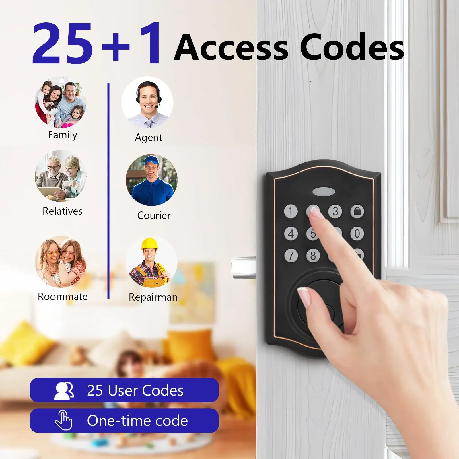 Electronic password key lock