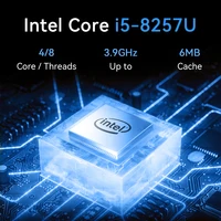 Mini PC MLLSE M5, processeur Intel Core i5-8257U, 16 Go de RAM DDR4, SSD de 512 Go, Wi-Fi 6, Bluetooth 5.3, Windows 11 Pro. 3