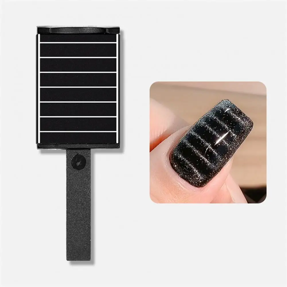 Nail Art Magnet Cat-Eye Magnetic Rod Nail Wand Pattern Manicure Magnet Stick French Cat's Eye Stick Set for UV Gel 5Pcs
