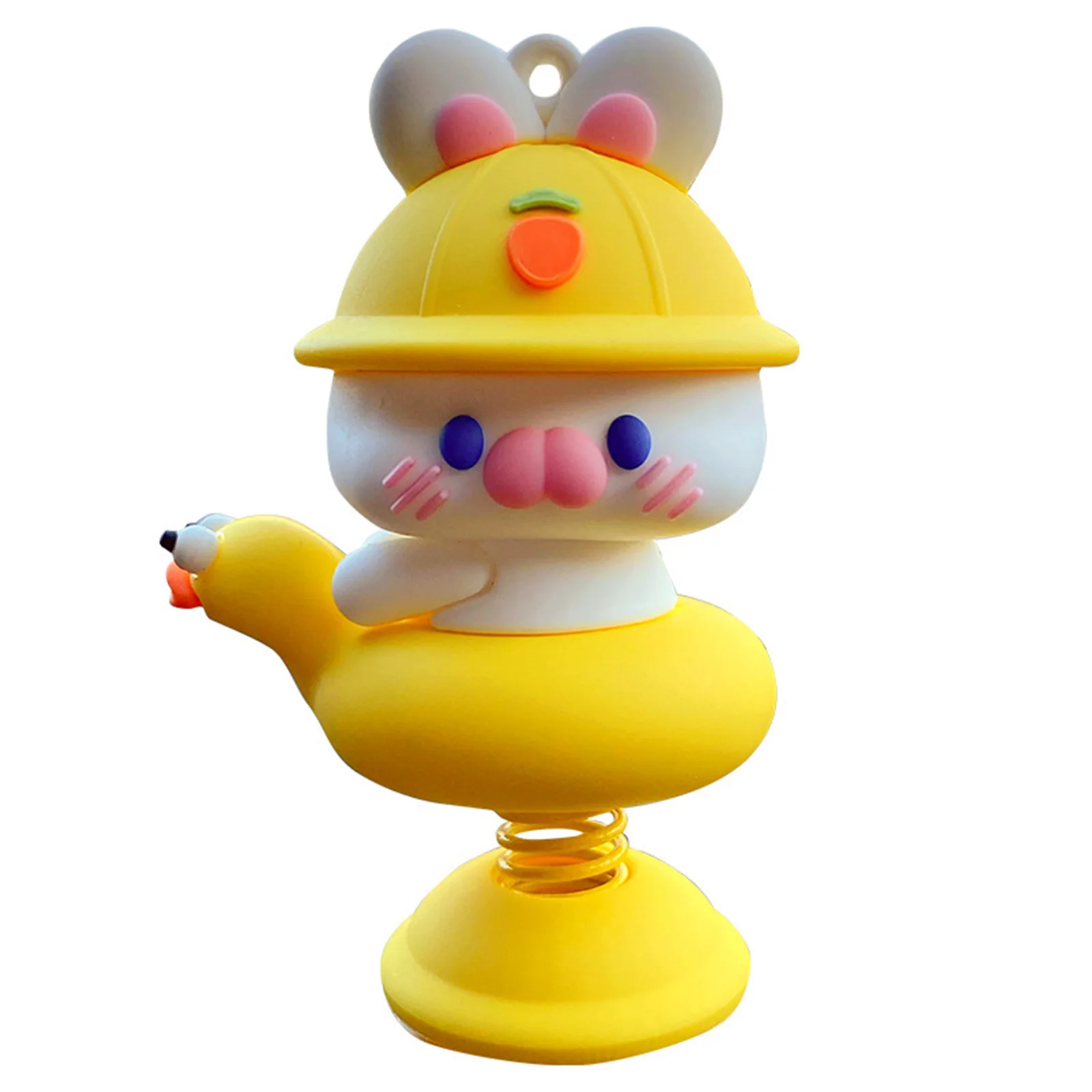 

Cute Cartoon Animal Shaking Head Spring Toy PVC Car Ornament Doll Car Interior Accessories