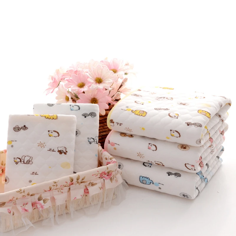 Wasoyoli Baby Bamboo Changing Pads 105* 70cm Newborn Baby Portable Reusable Changing Pad Infant Bedding Waterproof Mat Play Mat
