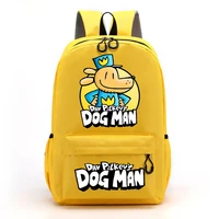 New Dog Man Kids Backpacks Boys Large-capacity School Backpack Cute Cartoon School Bags Children School Supplies Birthday Gifts 2