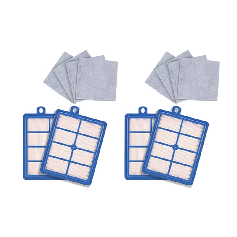 

Моющийся 4 шт. фильтр Hepa H12 H13 + 8 шт. хлопковый фильтр двигателя для пылесоса Electrolux AEG