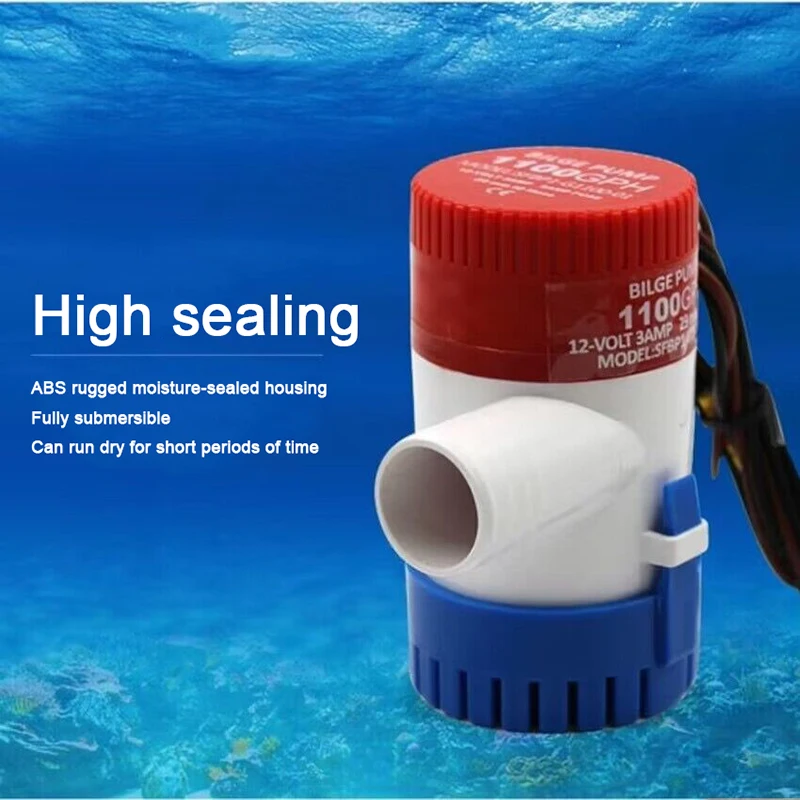 

Mini Boat Pumps Submersible Kayak Rule Water Garden Rinse Car Wash Bath Bilge Pump