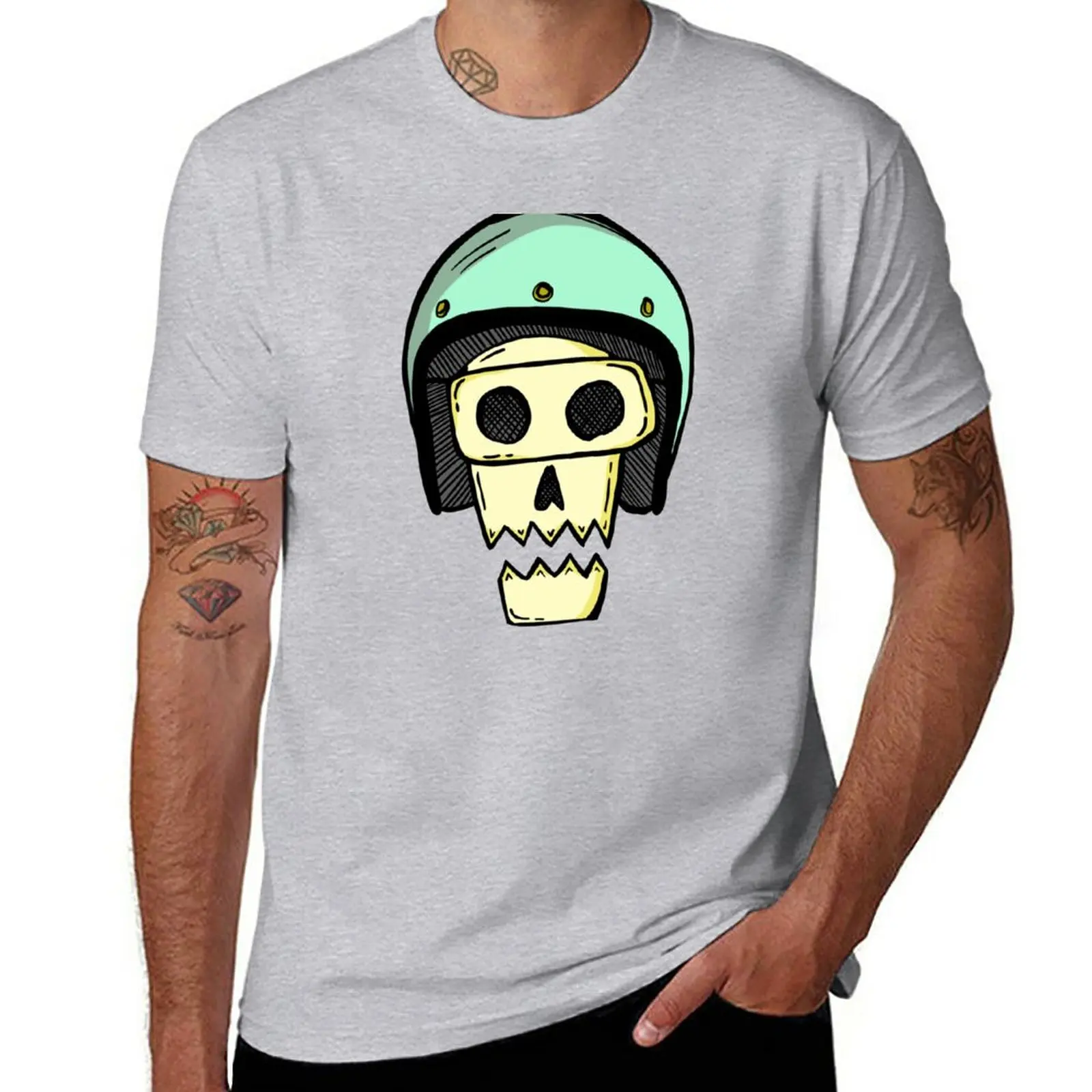 

New Custom 500 Skull T-Shirt vintage t shirt plain t-shirt men clothing