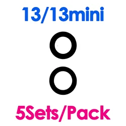 Premium Back Camera Glass Replacement Kit - 5 Sets of Durable Lens Repair Tools (5 X For 13 13mini)