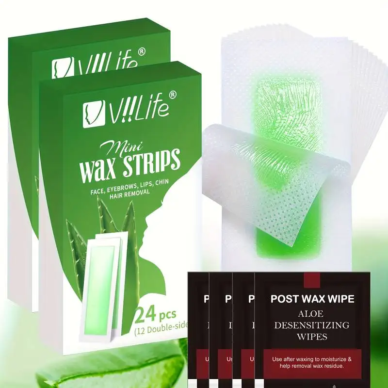 Gentle & Efficient Hair Removal Wax Strips