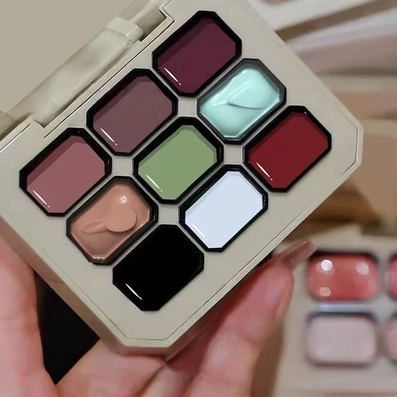 Smalto per unghie in gel sfumato a 9 colori ad alta saturazione, gel per manicure alla francese, adatto per tecnici delle unghie e principianti. - immagine 4