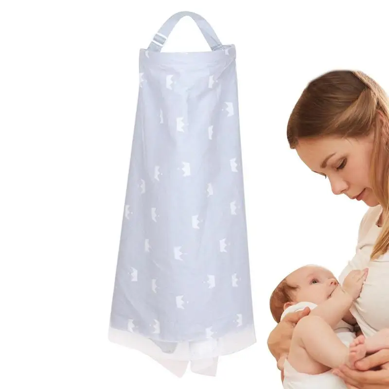 

Breathable Breastfeeding Cover Baby Feeding Nursing Covers Adjustable Nursing Apron Outdoor Privacy Cover Mother Nursing Cloth