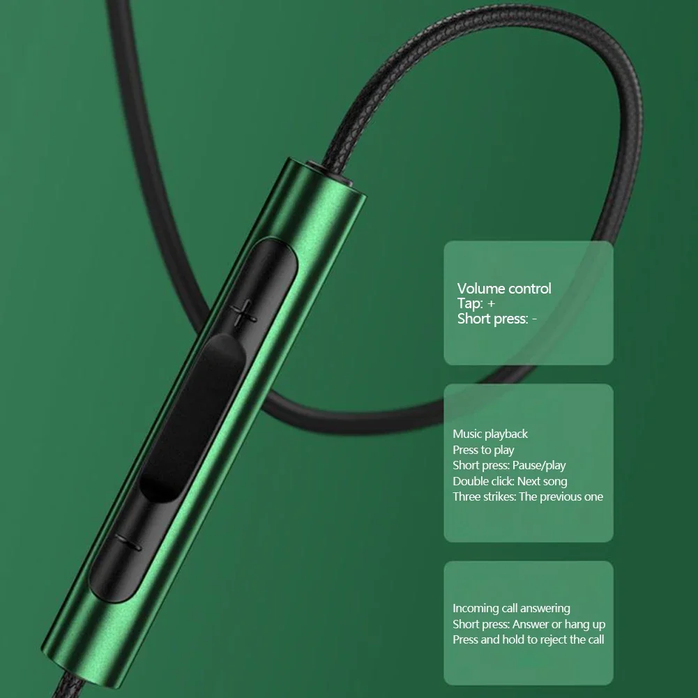 Cuffie in-ear cablate con microfono e spinotto a 90 gradi per sport_voghion.com