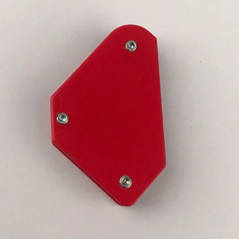 Red 9LB Welding Positioner Neodymium Strong Magnetic Holder Tool Auxiliary Fixing Clip Multi-Angle 45/90/135 Degrees Bevel Fixed