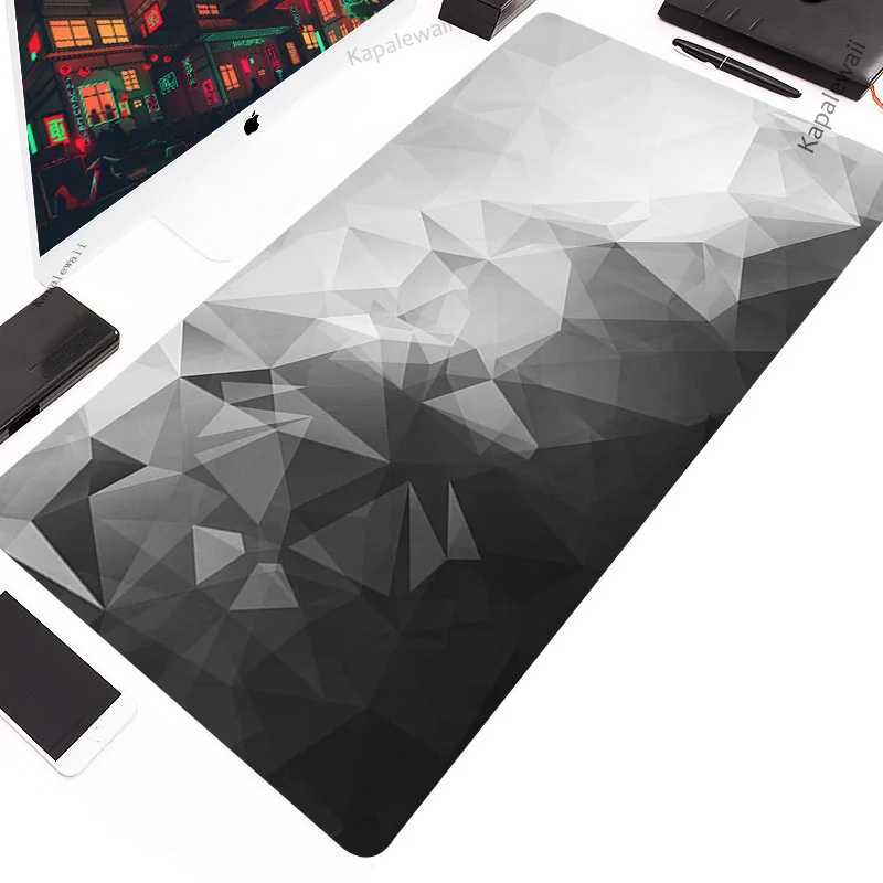 Grand tapis de souris XXL 1000x500 pour ordinateur Gamer, accessoire de  bureau, bord de verrouillage artistique - AliExpress