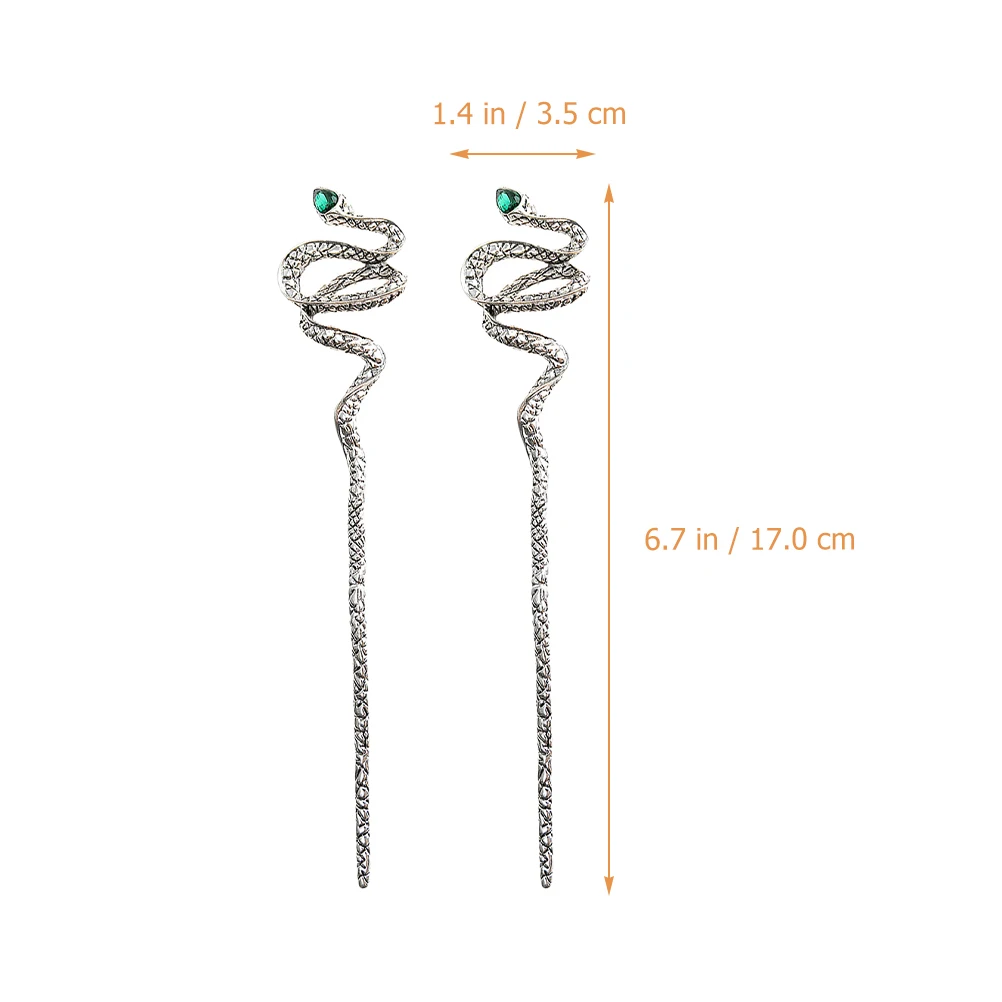 2Pcs SnakeShape ZincAlloy     ׼ ׼   Ÿ DIY  ũ  ѻ