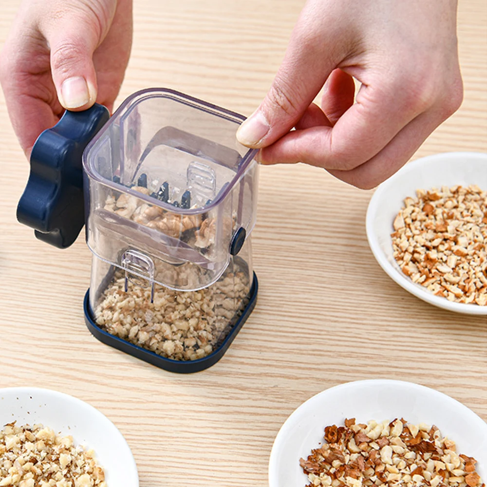 Nut Chopper Grinder Hand Crank for Nuts Walnut Pecans, Kitchen MultiChopper  Shredder for Making Toppings - AliExpress