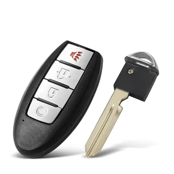 Chiave telecomando per Nissan Pathfinder Titan Murano 2019 2020 2021 S180144904 KR5TXN7 433MHz 4A 5 Chiave telecomando per Nissan Pathfinder Titan Murano 2019 2020 2021 S180144904 KR5TXN7 433MHz 4A - KEYYOU con batteria S180144904 KR5TXN7 chiave per auto a distanza 433MHz 4A per Nissan Pathfinder