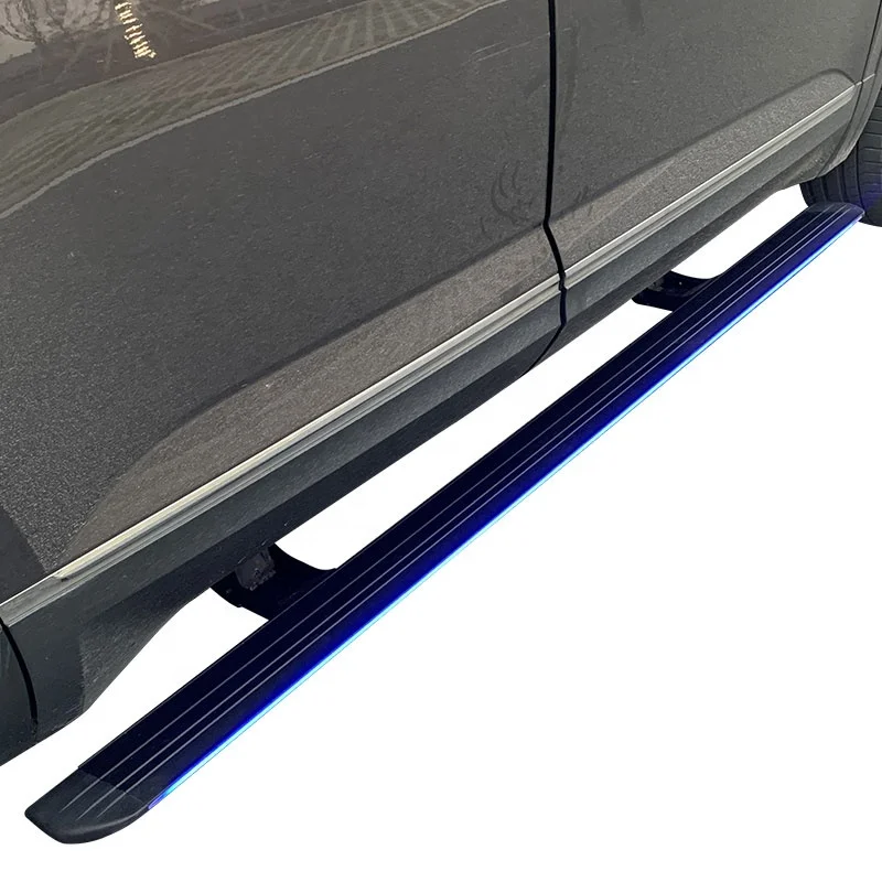 High Quality aluminum alloy CAR ACCESSORIES RUNNING BOARD LED Electric SIDE STEP FOR Kia carnival 2021 2023custom fits for toyota highlander xu70 2020 2021 2022 nerf bar side step running board