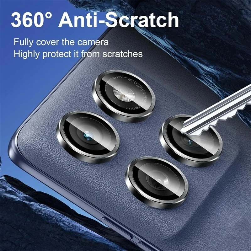 Premium Aluminum Alloy Ring Camera Glass Protector