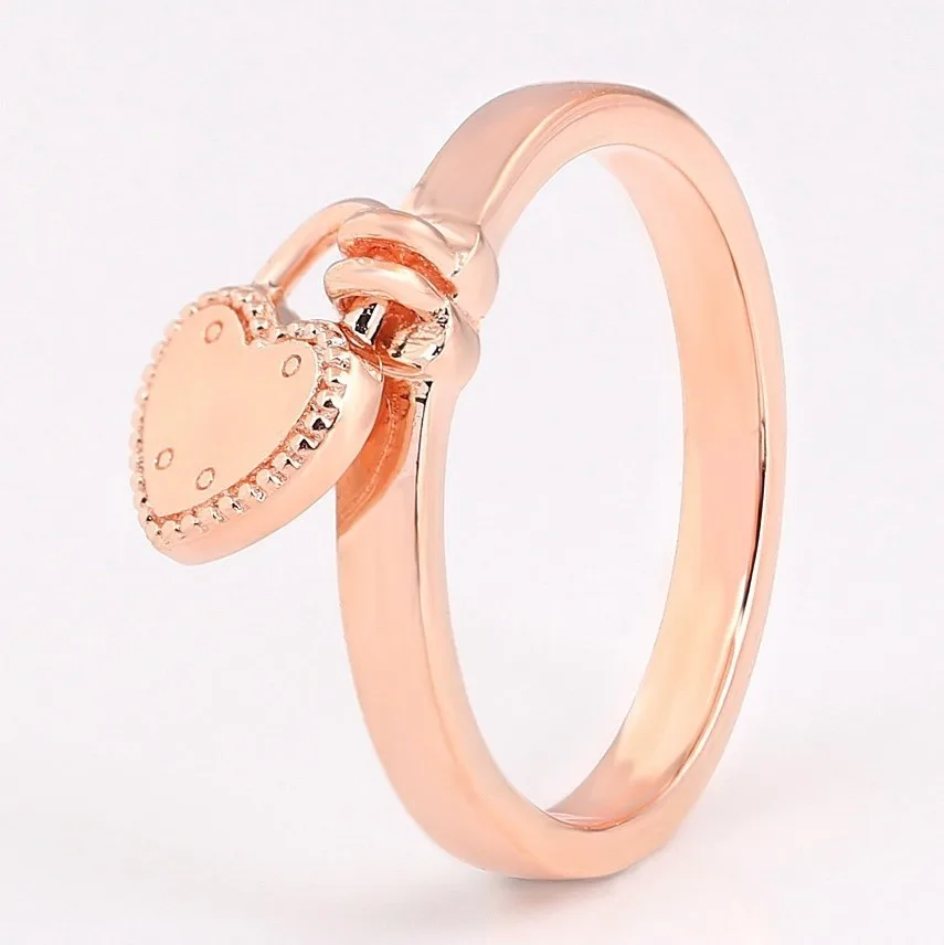 Authentic 925 Sterling Silver Rose Gold 