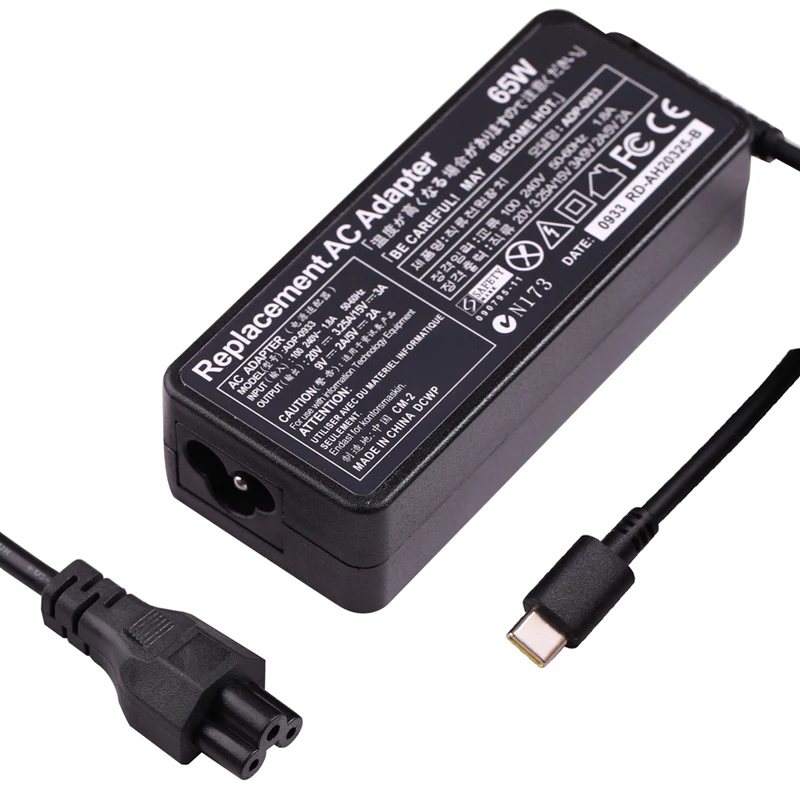 Power Adapter 65W 60W 45w USB C For MacBook ASUS ZenBook Lenovo Dell Xiaomi Air HP Sony