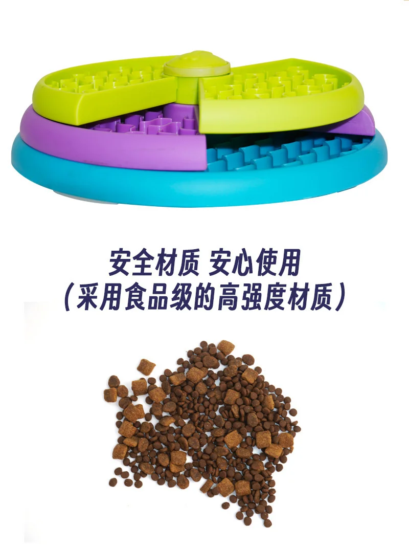 Title 11, Pet supplies Slow food bowl anti choking cat bo...