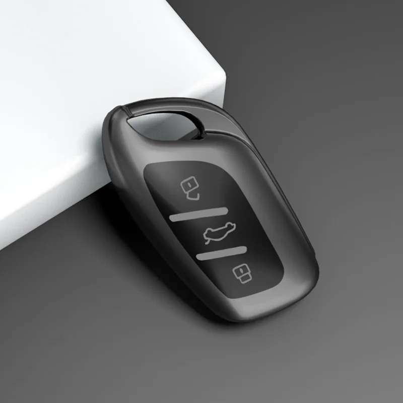 Durable 3-Button TPU Fob Key Cover Case