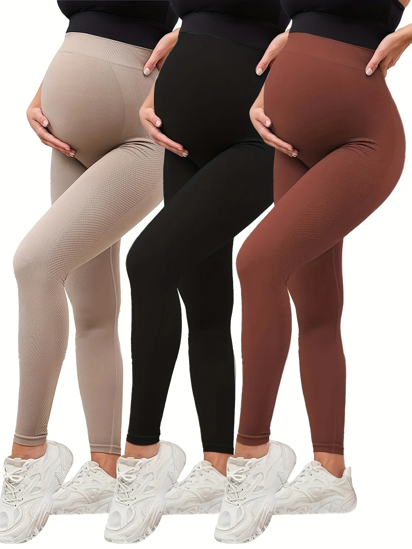3pcs Pregnant Women's Yoga Pants Sports Leggings Long Pants maternity leggings