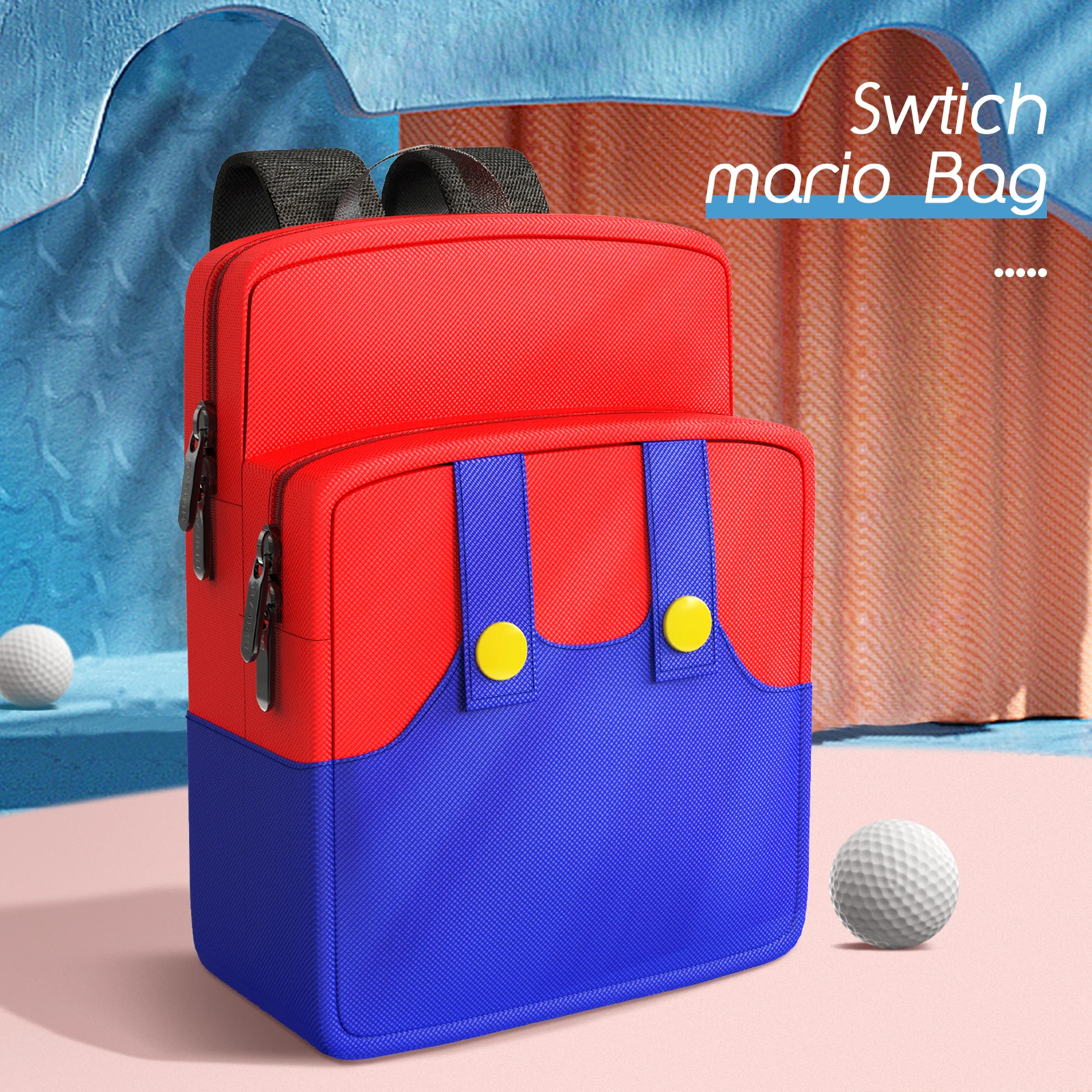 

Рюкзак для Switch NS OLED, стильный ранец для планшета 12 дюймов, сумка для подростков, аксессуары для игровой консоли