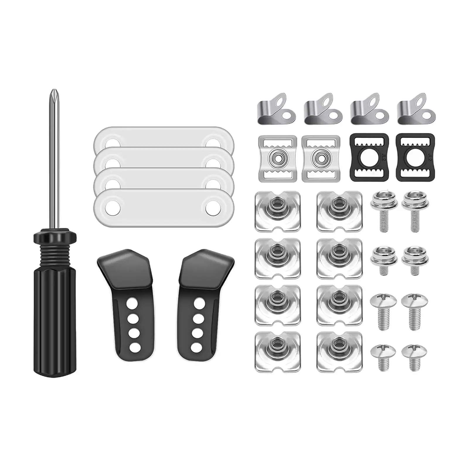 31Pcs Football Helmet Repair Kit Equipment Screwdriver Universal Helmets Buckle