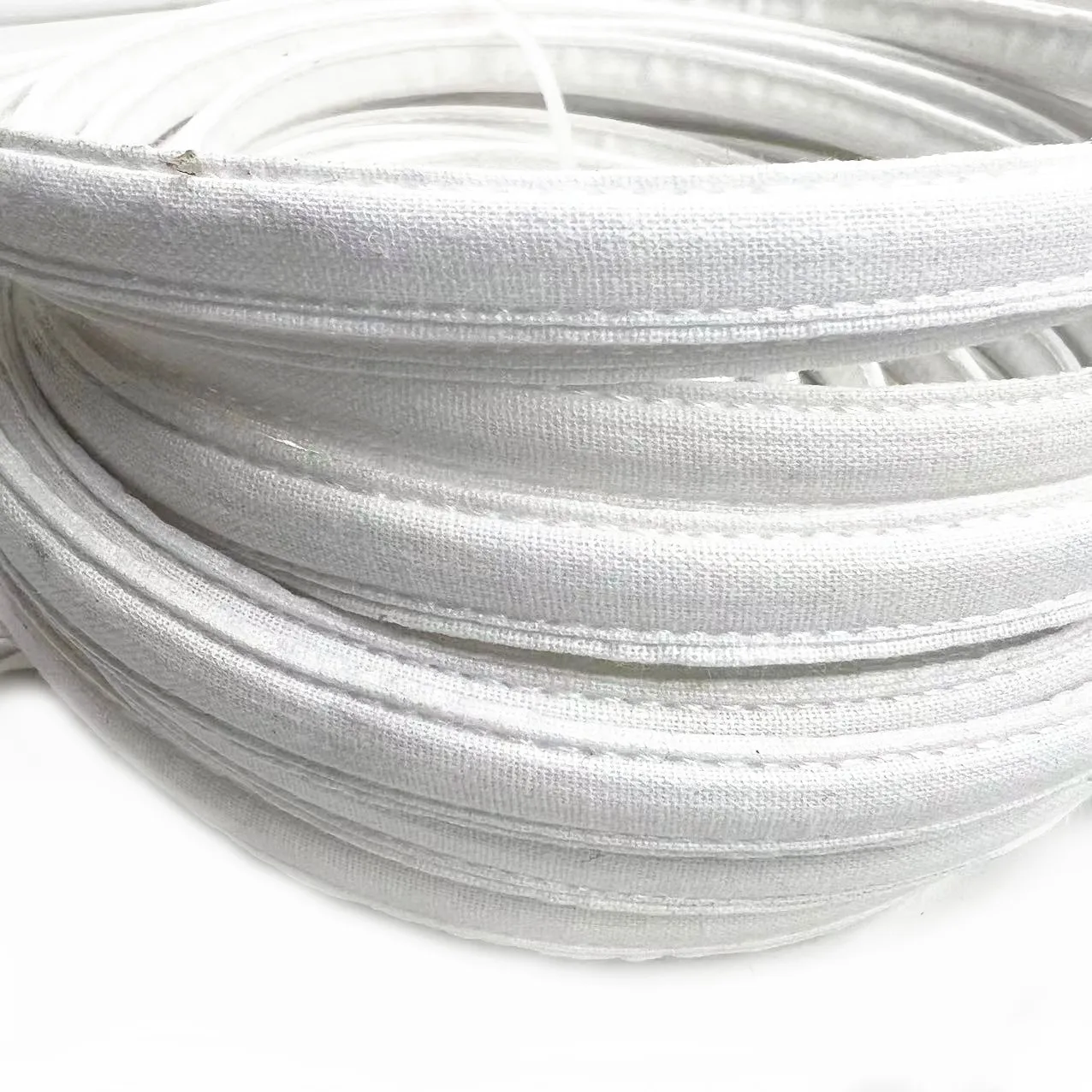 12mm Polyester Cotton Boning Cotton Covered Plastic Bone Clothing Wedding Dress Skirt Support Wrapped Fish Bone Sewing Accessori
