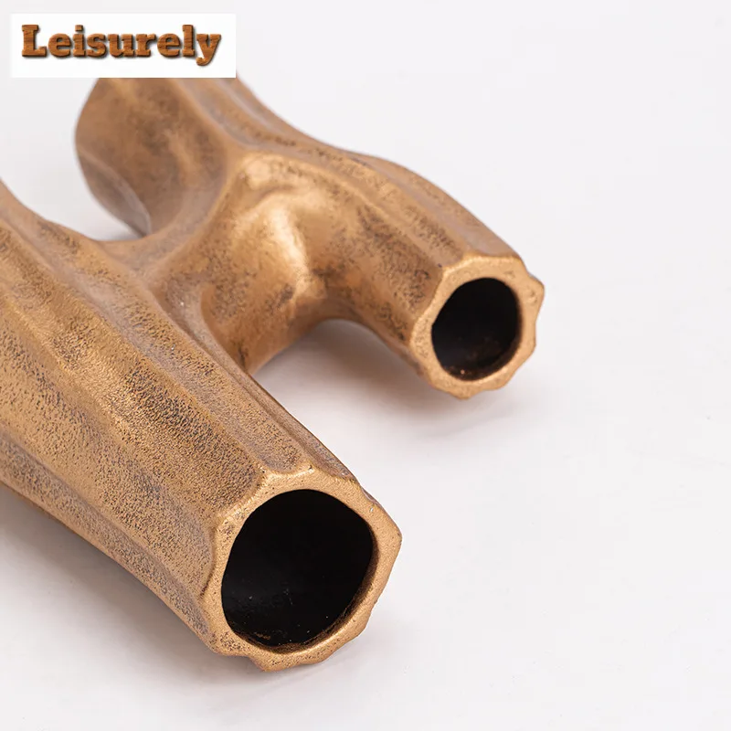 Zen Black Flower Pot Creative Ceramic Vase Dried Vine Simulated Ceramics Flower Insertion Home Dining Wedding Decor Ornament