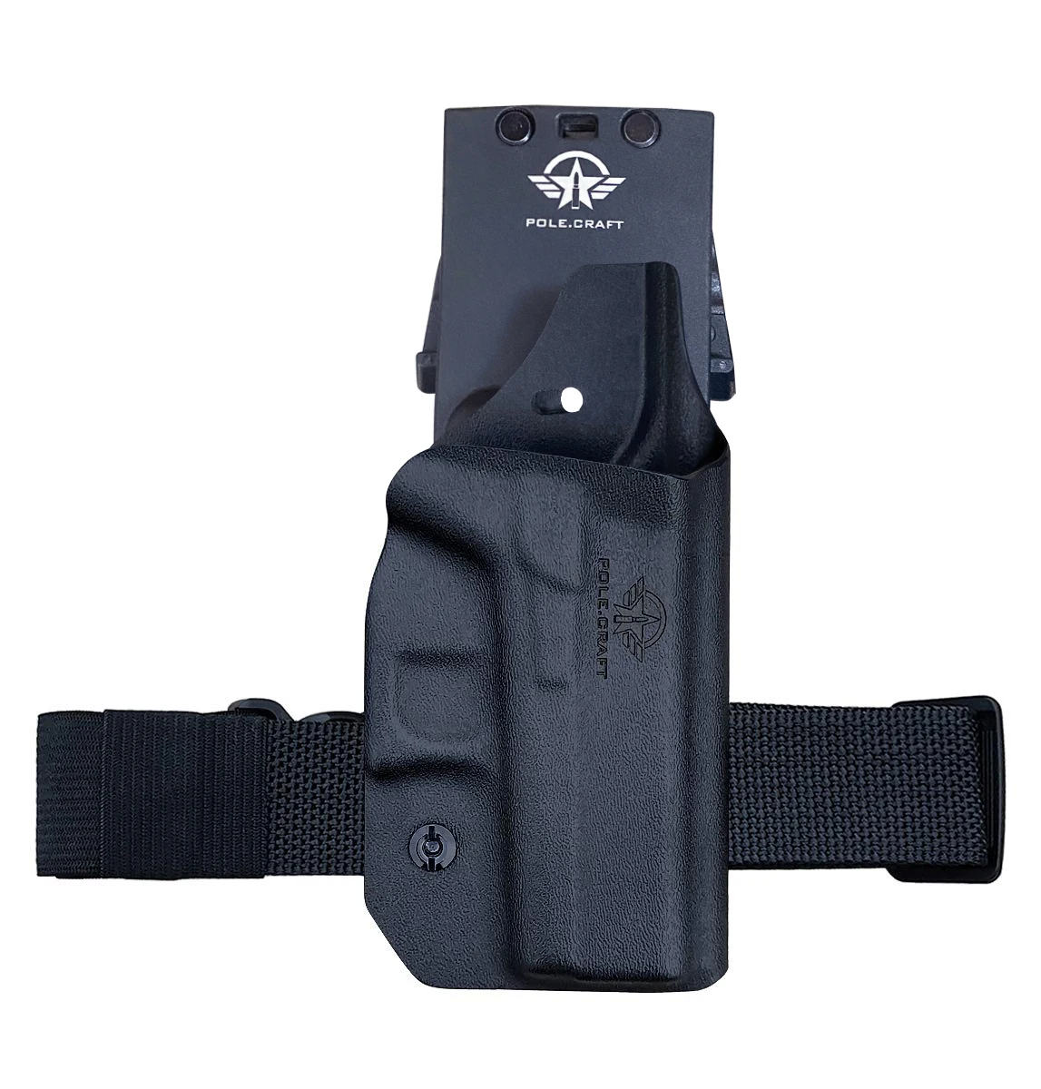 OWB Kydex Holster Fit Glock 43 / Glock 43X (Gen 1-5) Outside Waistband Carry 1.5-2 Inch Belt Clip
