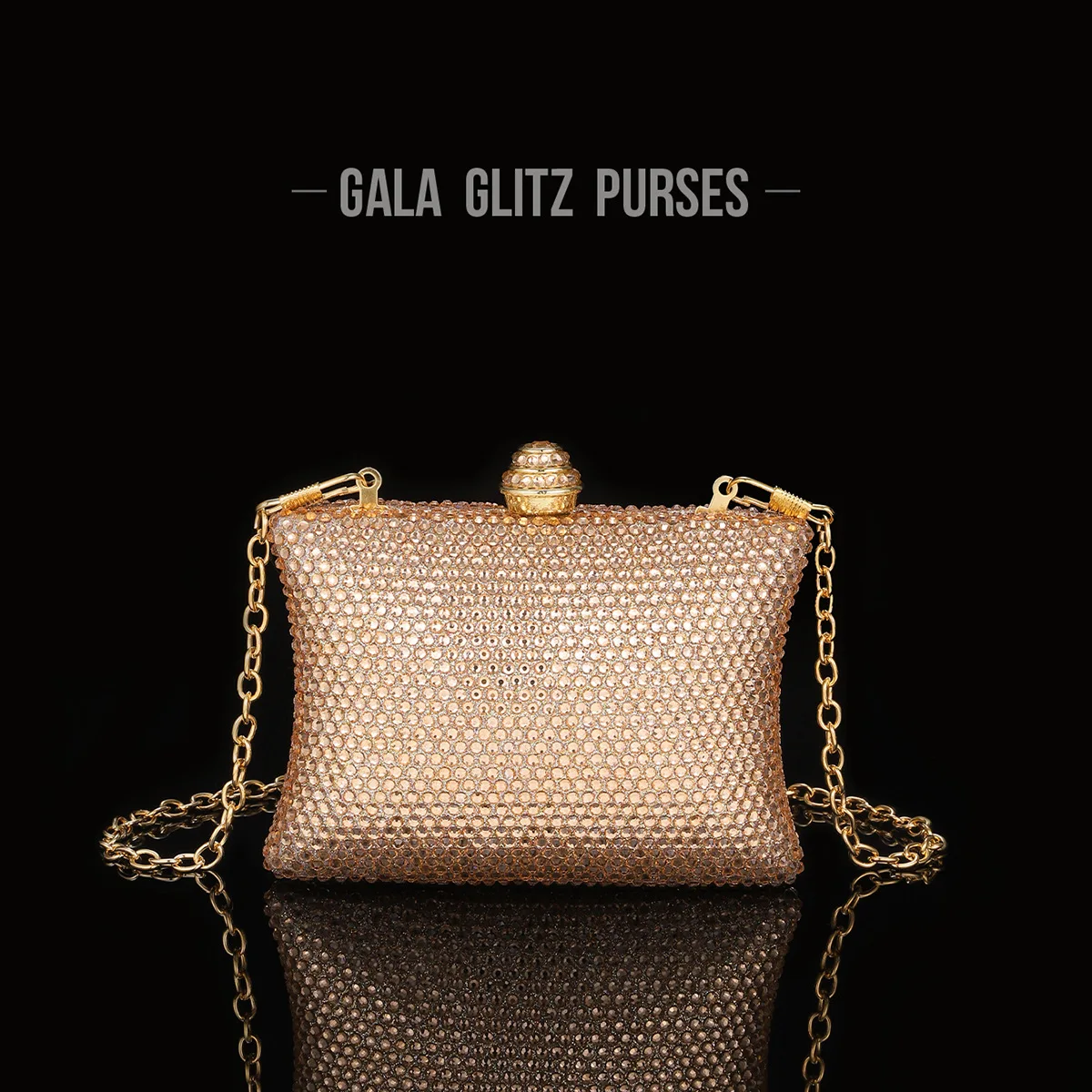 حقيبة يد نسائية كريستال فاخرة من فاشن فيوجن