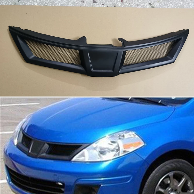 

Fit Nissan Versa 2008 2009 2010 Year Racing Grille Redesign Front Bumper Grill Body Kit Accessories