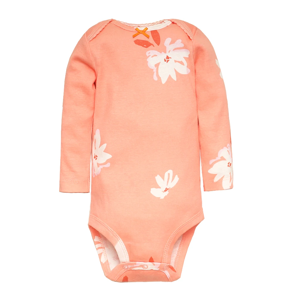 3-5 PCS/LOT Soft Cotton Baby Bodysuits Long Sleeve Newborn Baby Clothing Set Christmas Baby Girls Boys Clothes Infant Jumpsuit 5