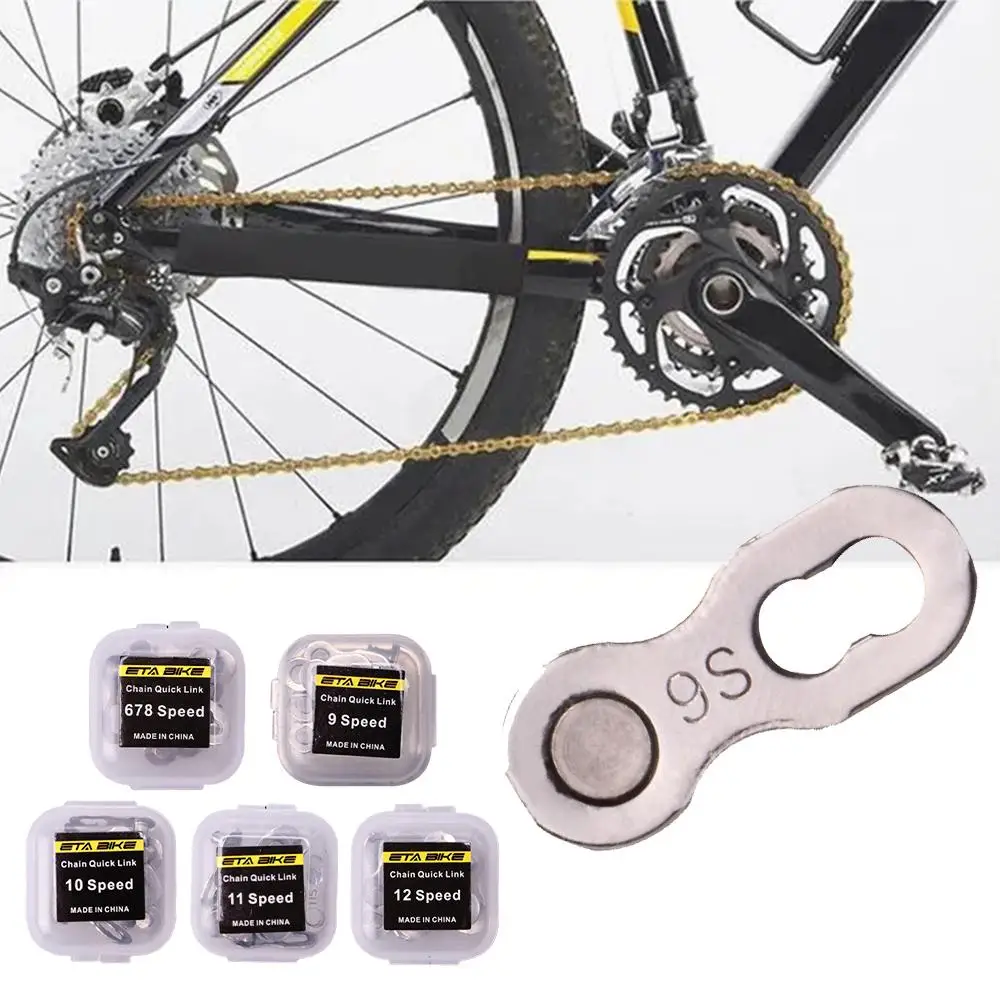 

5 Pair Bike Quick Link 6/7/8/9/10/11/12S Bike Chain Links Connector Magic Chain Quick Bicycle Buttons Chain Link Bicycle Ch S1U7