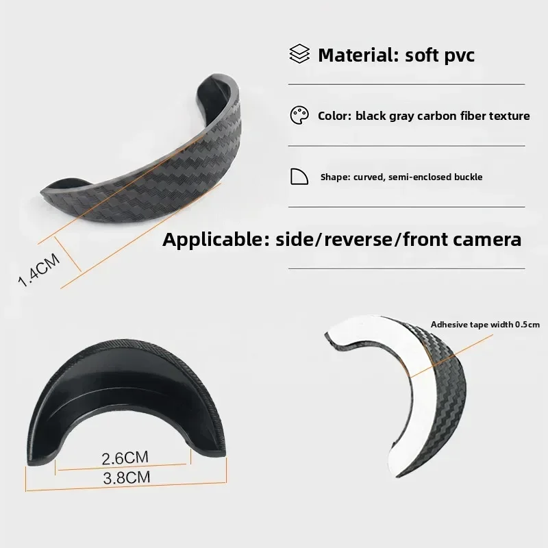 Enhanced Car Camera Lens Protector - 360° Protection, Anti-Scratch, Waterproof, Dustproof Cover for Rear View Backup Cameras