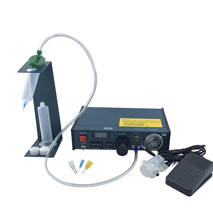 983a glue dispenser Semi-automatic PVC 30ML syringe glue dispenser epoxy dispensing tool