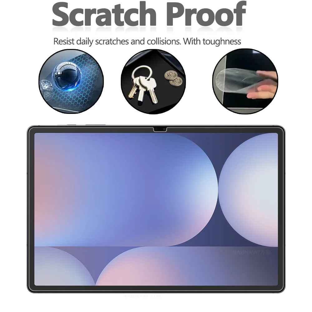 Premium Clear Tempered Glass Screen Protector, HD Scratch-Proof, Oil-Coated, 2-Pack